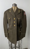 WW2 US Army Surgeon Officers Coat Waist Belt