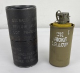 Vietnam War Yellow M18 Smoke Grenade