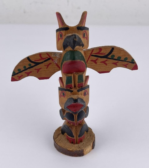 Northwest Coast Native American Haida Totem Pole