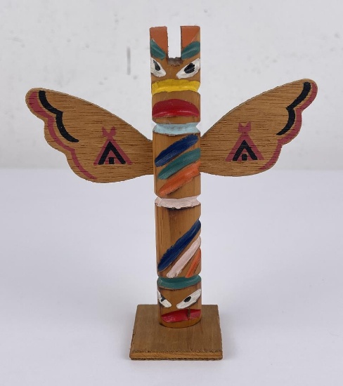 Northwest Coast Native American Haida Totem Pole