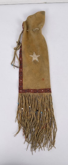 Plains Native American Indian Pipe Bag