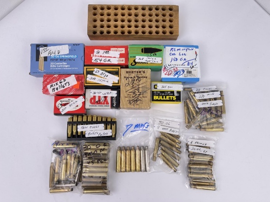 Group of Assorted Brass and Bullets