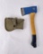 WW2 Camp Hatchet Scabbard and Axe
