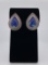 Sterling Silver Azurite Malachite Earrings