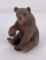Black Forest German Carved Wood Bear