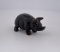Zuni Indian Carved Tigers Eye Pig Fetish