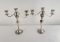 Sterling Silver Candelabra Candlesticks