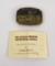 Bob Scriver Montana Trapper Belt Buckle