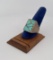 Zuni Inlaid Sterling Silver Turquoise Ring