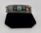 Navajo Sterling Silver Turquoise Bracelet