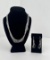 Navajo Liquid Sterling Silver Necklace Earrings