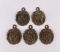 Group of Brass Lion Accents