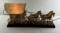 United Covered Wagon Clock TV Lamp