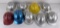 Group of Vintage Aluminum Hard Hat Helmets