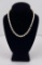 Cultured Pearl Sterling Silver Necklace