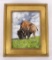 Mark Gibson Montana Oil on Board Painting