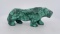 African Malachite Lion Carving