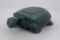 African Malachite Turtle Carving
