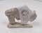 Ray Todacheeny Navajo Indian Stone Buffalo