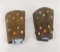 Antique Tooled Leather Cowboy Cuffs