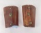 Antique Tooled Leather Cowboy Cuffs