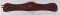 Antique Tooled Leather Cowboy Bronc Belt