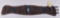 Antique Tooled Leather Cowboy Bronc Belt