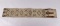 Antique Tooled Leather Cowboy Bronc Belt