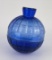 Antique Wild West Show Cobalt Glass Target Ball