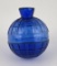 Antique Wild West Show Cobalt Glass Target Ball