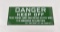 Antique Porcelain Telephone Pole Sign California