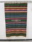 Vintage Mexican Wool Serape Saltillo Blanket