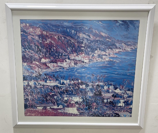 Marco Sassone Serigraph Laguna Vista Print