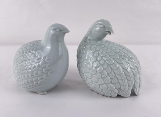 Mid Century Porcelain Quail