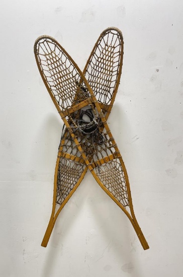 Vintage Tubbs Wood Snowshoes