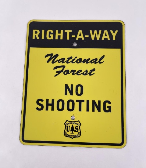 USFS Forest Service National Forest Sign