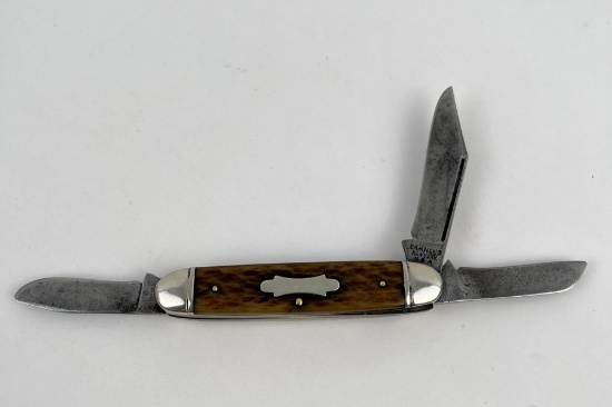 Antique Camillus Jigged Bone Pocket Knife