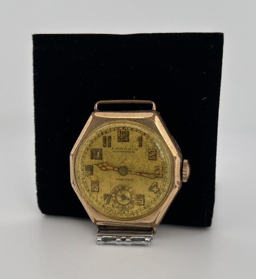 WWI WW1 Art Deco Rolex Unicorn Watch