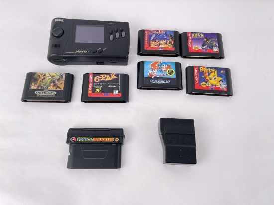 Sega Genesis Nomad Console and Games