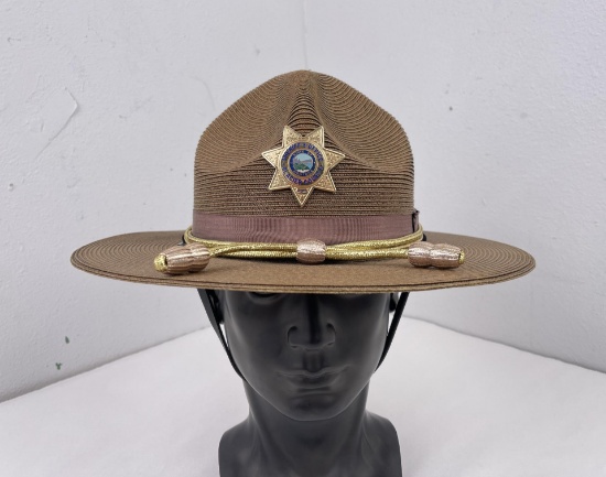 Obsolete Glacier County Montana Sheriff Badge Hat