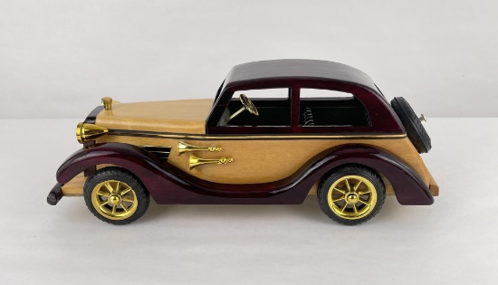 Wood 1930s Style Toy Car
