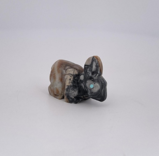 Zuni Indian Carved Stone Rabbit Fetish