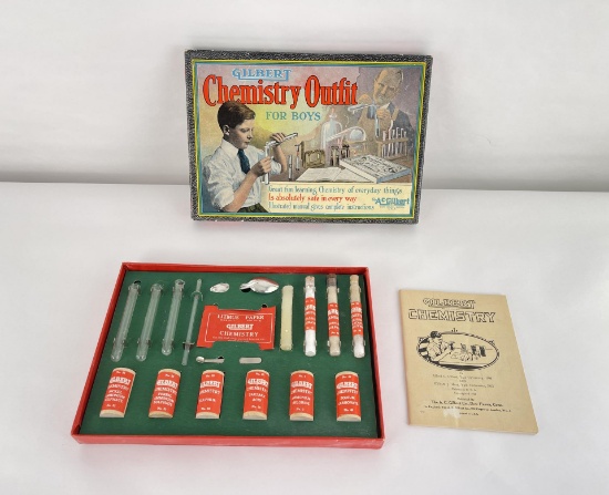Gilbert Chemistry Outfit Toy Set