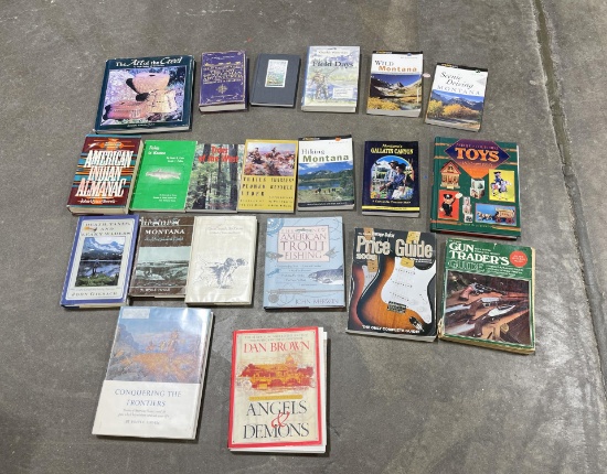 Collection of Montana History and Outdoor Books