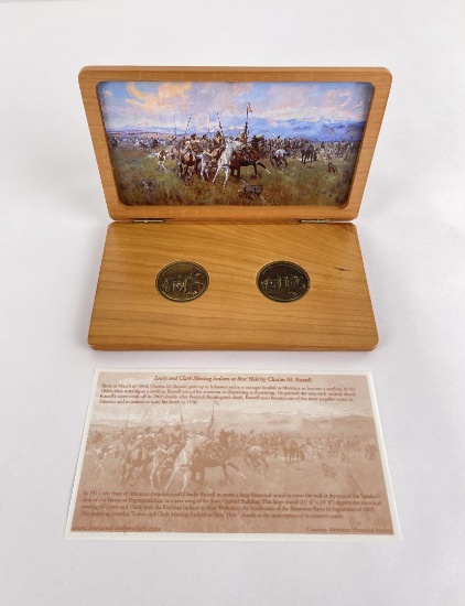 Lewis and Clark Charles M. Russell Coins