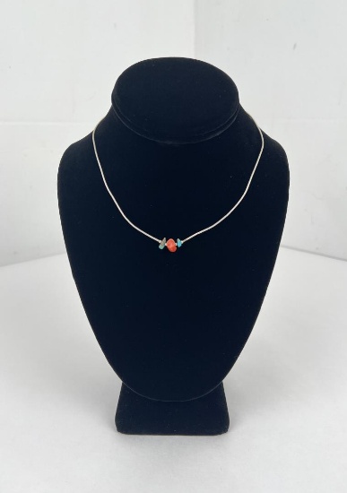 Navajo Liquid Sterling Silver Necklace