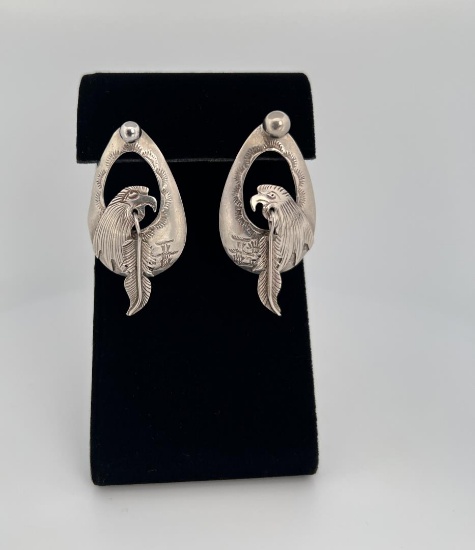 Navajo Sterling Silver Earrings