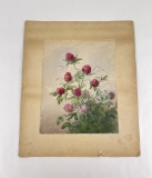 Emily Maria Spaford Scott Thistle Watercolor
