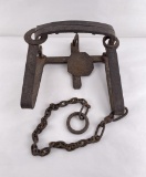 Unusual Antique Hand Forged Bear Trap