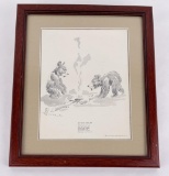 Ace Powell Montana Camp Fire Print